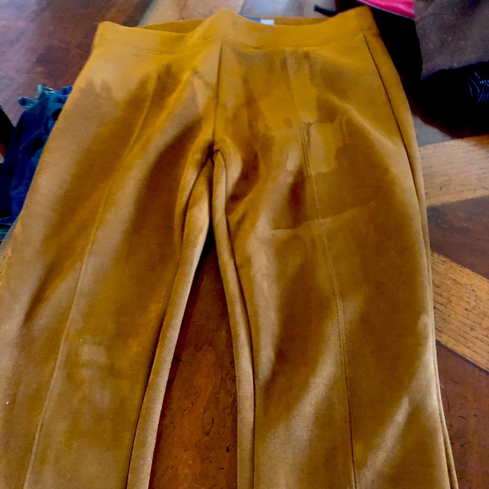 Pants that feel like suede but wear like leggings